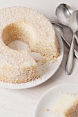 Angel food cake with coconut