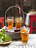 Spritz Royal with champagne, Aperol and orange