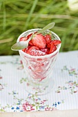 Sugared strawberries