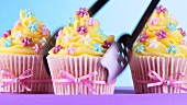 Verzierte Cupcakes