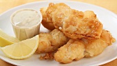 Battered haddock being prepared (US-English Voice Over)