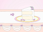 Kuchenstück (Illustration)