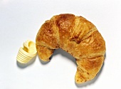 Croissant with Butter Curl