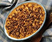 Sweet Potato Puree Topped with Pecans