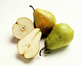 Pears; Two Whole and Two Halves