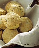 Herbed Biscuits in a Basket