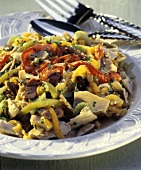 Grilled Vegetables and Tuna Salad