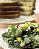 Mixed Greens Salad with Pineapple