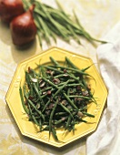 Green Beans with Red Onions