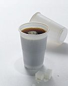 Coffee in Plastic Cup