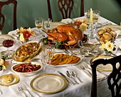 Thanksgiving Dinner Table Setting