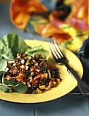 Lentil Salad with Diced Vegetables