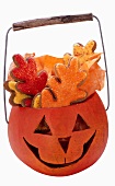 Jack o' Lantern Filled with Colorful Cookies