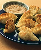 Fried Chinese Ravioli with Dipping Sauce