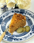 Single Serving of Kugel; Pickles