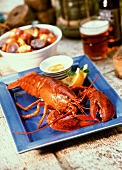 Boiled Lobster with Roasted Potatoes