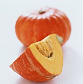 A Slice aand Whole Pumpkin