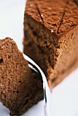 Slice of Chocolate Cake; Fork