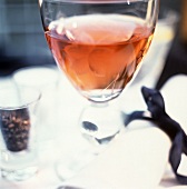Place Setting with Rose Wine