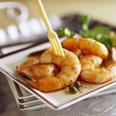 Shrimps mit Kapern