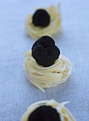Black Truffles on Nests of Tagliatelle