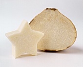 Jicama Half with Star