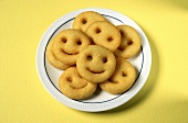 Plate of "Smiley Face" French Fries