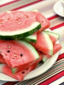 Watermelon Slices on a Plate