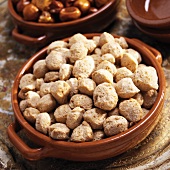 Indian Soya Wadi in a Bowl