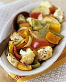 A Cauliflower, Pepper and Squash Medley