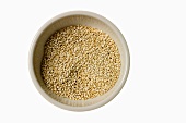 Quinoa in a White Bowl