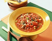 Manhattan clam chowder (mussel soup with tomatoes)