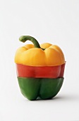 Three-coloured pepper
