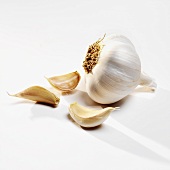 Garlic bulb and garlic cloves