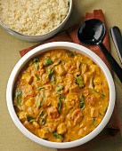 Curried Chicken with Basmati Rice