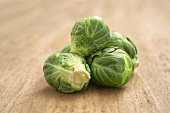 Brussels Sprouts on Wood