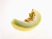 A Slice of Honeydew Melon with Seeds