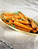 Steamed Baby Carrots