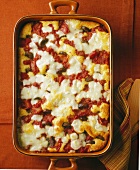 Polenta, Sausage and Cheese Casserole