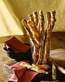 Cheese straws with sesame