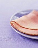 Slices of cooked ham