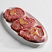 Slices of veal shank (for osso buco)