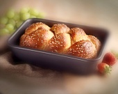 Braided Bread In Loaf Pan