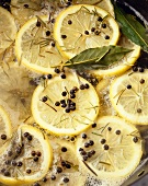 Lemon Pepper Bay Leaf and Rosemary Boil