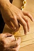 Hands Shaping Pasta