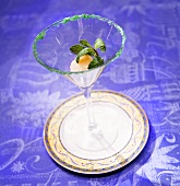 Sherbet in a Martini Glass