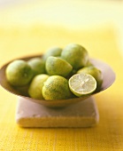 Key Limes in a Bowl