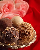 Four Assorted Chocolate Truffles