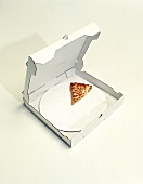 Slice of Pepperoni Pizza in a Delivery Box