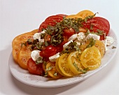 Tomato, Basil and Mozzarella Salad